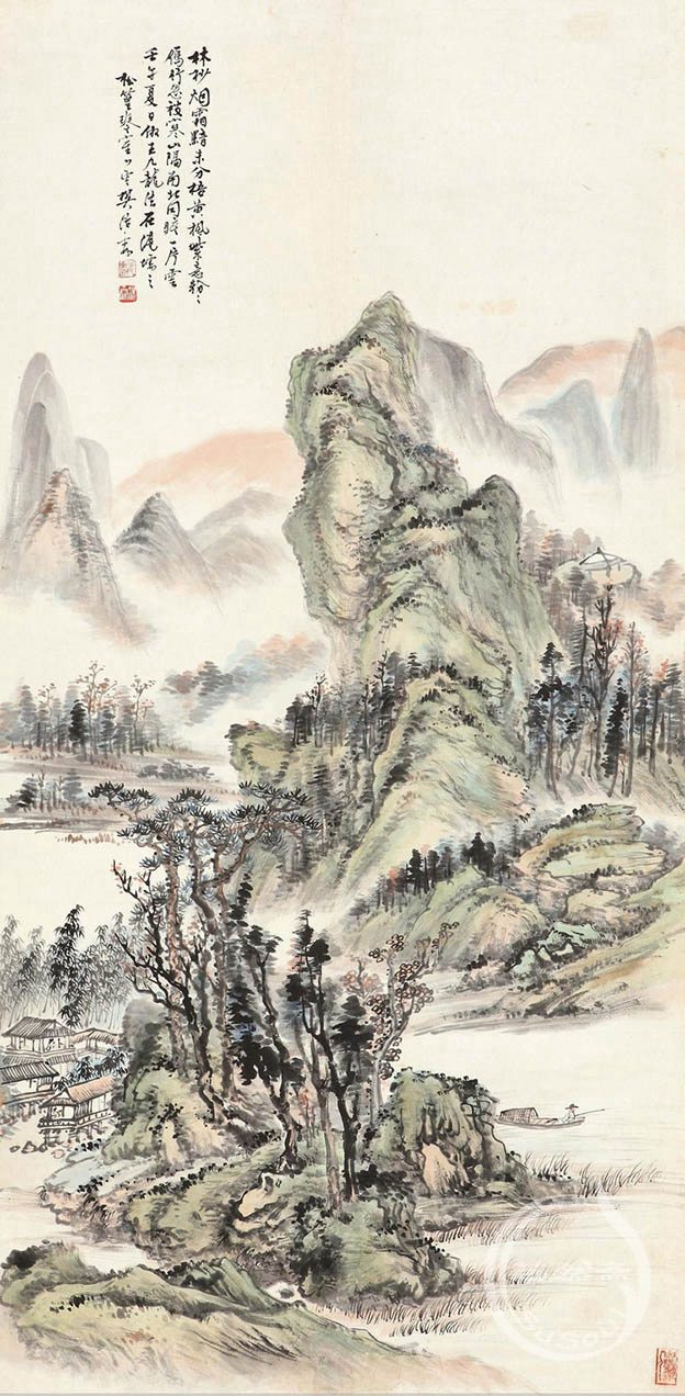 樊浩霖 《林木烟霜黯未分》