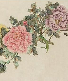 缪嘉蕙 《花卉》长卷