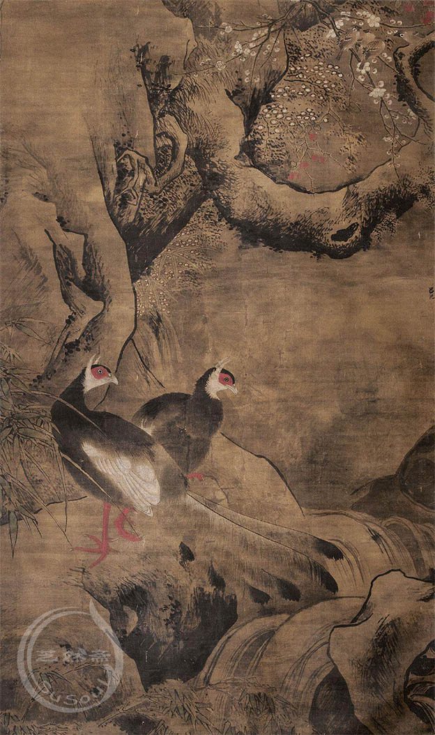 吕纪 《褐马鸡》