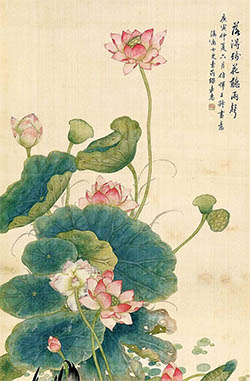 缪嘉蕙 《荷酥图》