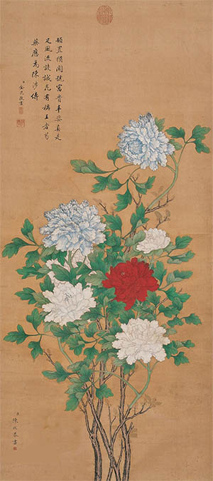 陈枚 《牡丹》