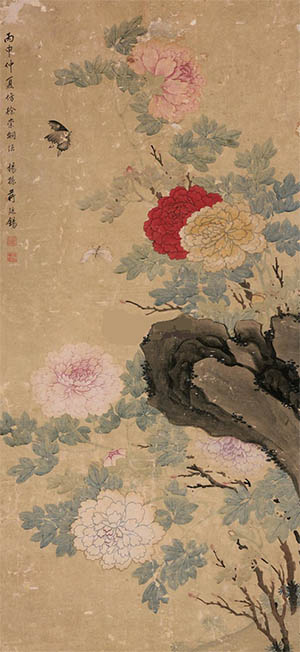 蒋廷锡 《国色天香图》