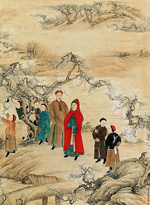 顾见龙 《踏雪寻梅》