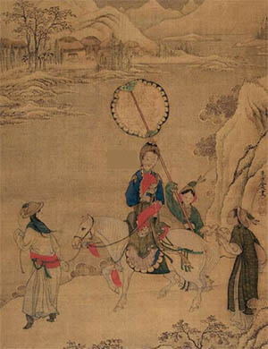 冷枚 《昭君出塞》