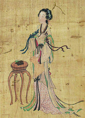 冷枚 《春日写生图》