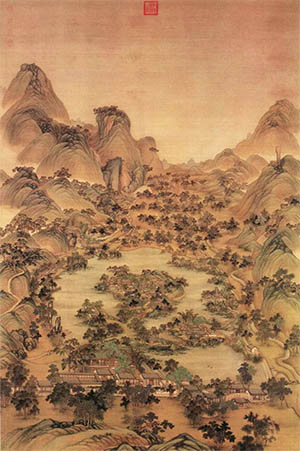 冷枚 《避暑山庄》