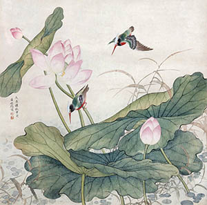 屈兆麟 《荷塘清趣》
