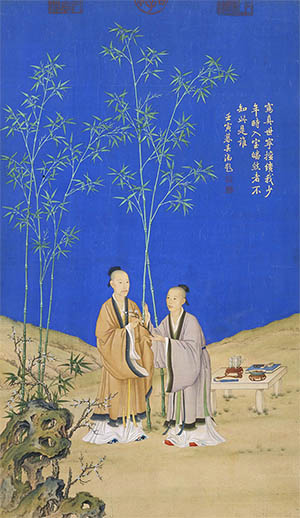 郎世宁 《平安春信》
