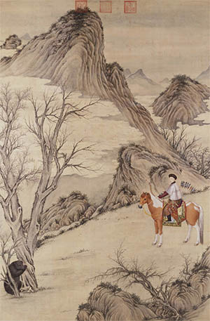 郎世宁 《乾隆皇帝殪熊图》