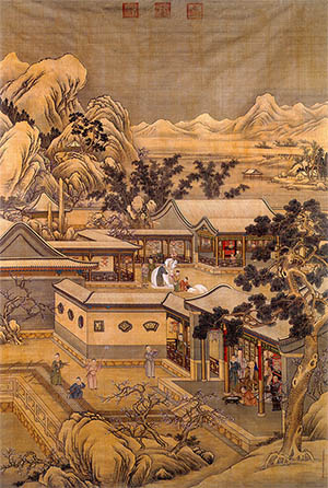 郎世宁 《乾隆皇帝岁朝行乐图》