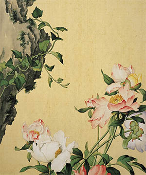 郎世宁 《芍药》