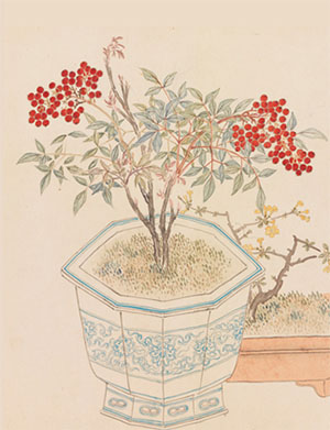 汪承霈 《万年花甲》长卷