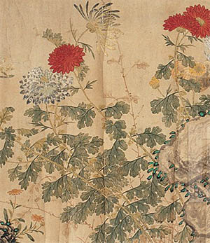 邹一桂 《菊趣》长卷