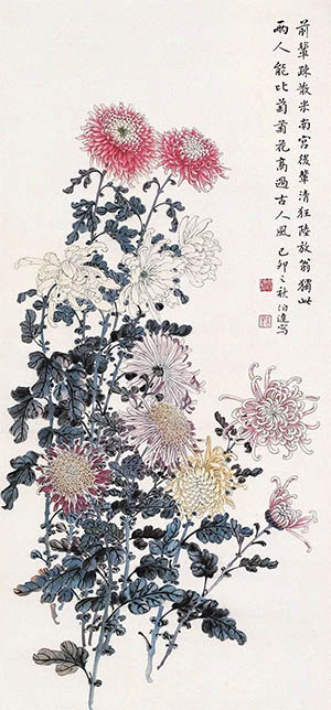顾伯达 《菊花高过古人风》