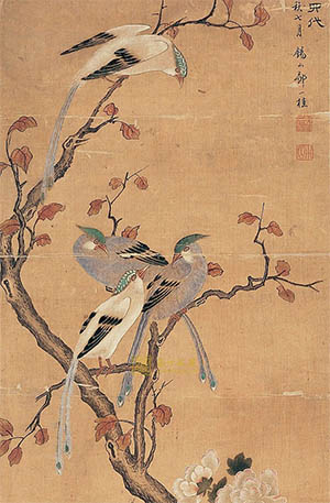 邹一桂 《荣封四代》