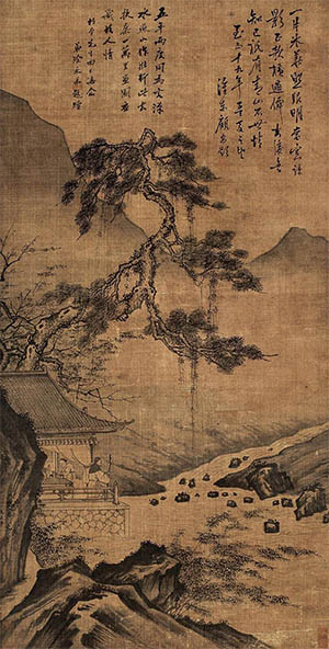 顾安 《当窗疏影正欹横》