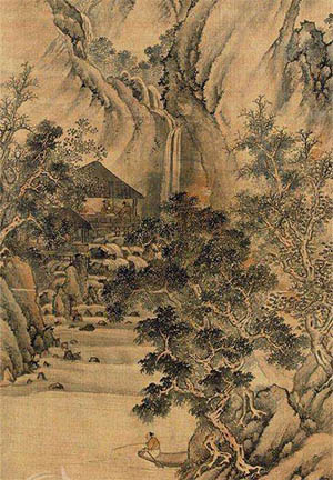 陈枚 《秋瀑清谈》