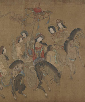 陈居中 《文姬归汉图》长卷