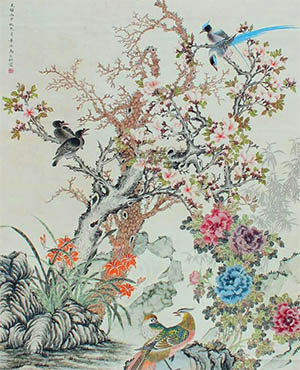 马家桐 《春光烂发》