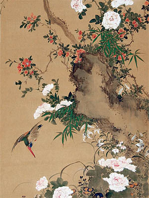 王师子 《繁花珍禽语贞吉》