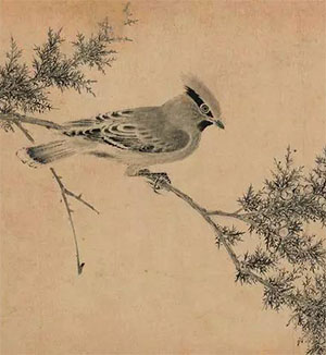 赵佶 《古翠娇红》