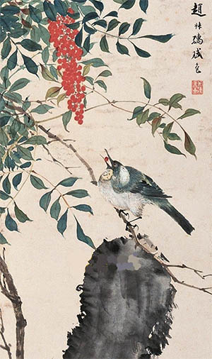 赵叔孺 《天竺子》