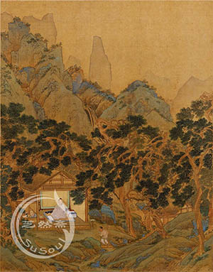 仇英 《高山流水》