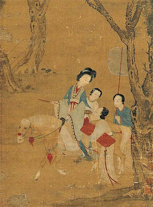 仇英 《春游》