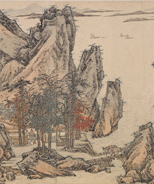 仇英 《仿李唐山水》长卷