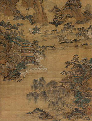 仇英 《汉宫春望图》
