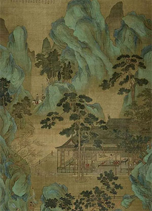 仇英 《昼锦堂图》