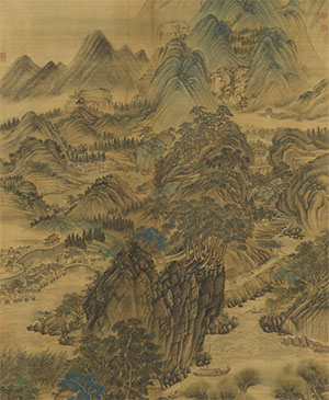 高其佩 《江山春霭》