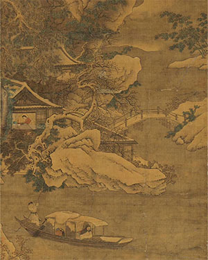 仇英 《雪景山水》