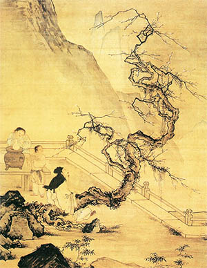 杜堇 《梅下横琴图》