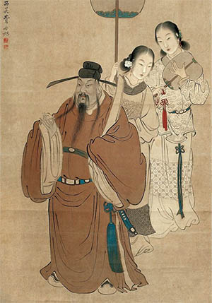 费丹旭 《大臣》