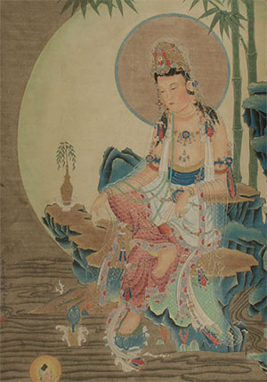 丁观鹏 《水月观音》