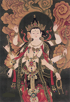 丁观鹏 《千手观音》
