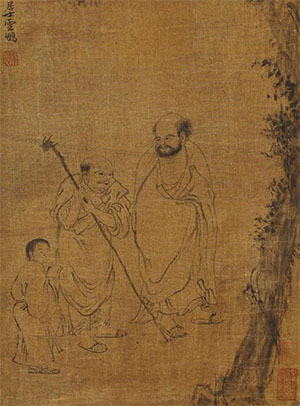 丁云鹏 《树下盘道图》