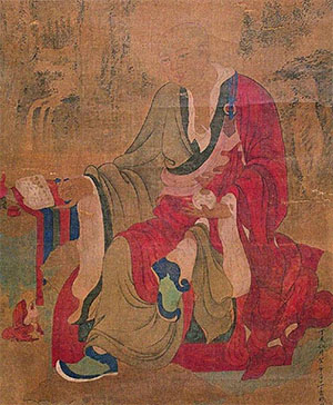 丁云鹏 《罗汉说法图》