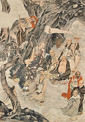 丁云鹏 《罗汉神通图》