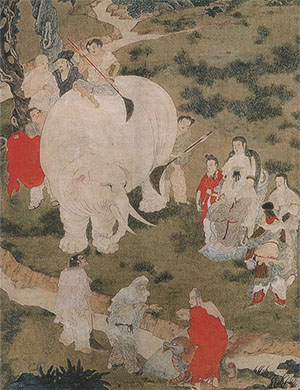 丁云鹏 《扫象图》