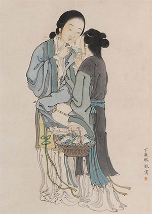 丁观鹏 《苏若兰》