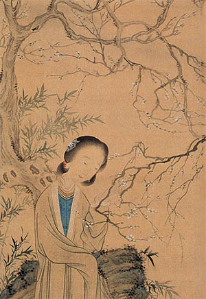 改琦 《一枝香雪寄销魂》
