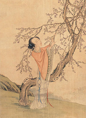 改琦 《折梅图》