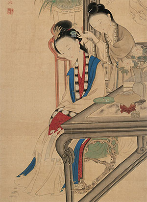 改琦 《梳妆图》