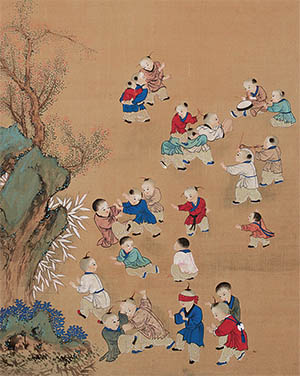 焦秉楨 《婴戏图》
