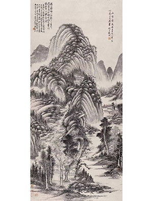 戴熙 《山市晴岚》