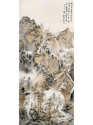 徐扬 《烟云山水图》