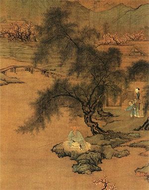 禹之鼎 《江乡清晓图》