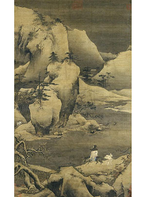 范宽 《明人仿踏雪寻梅》